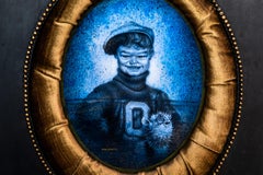 Surrealist Acrylic Portraiture Painting, "Marlowe" by Christopher Polentz