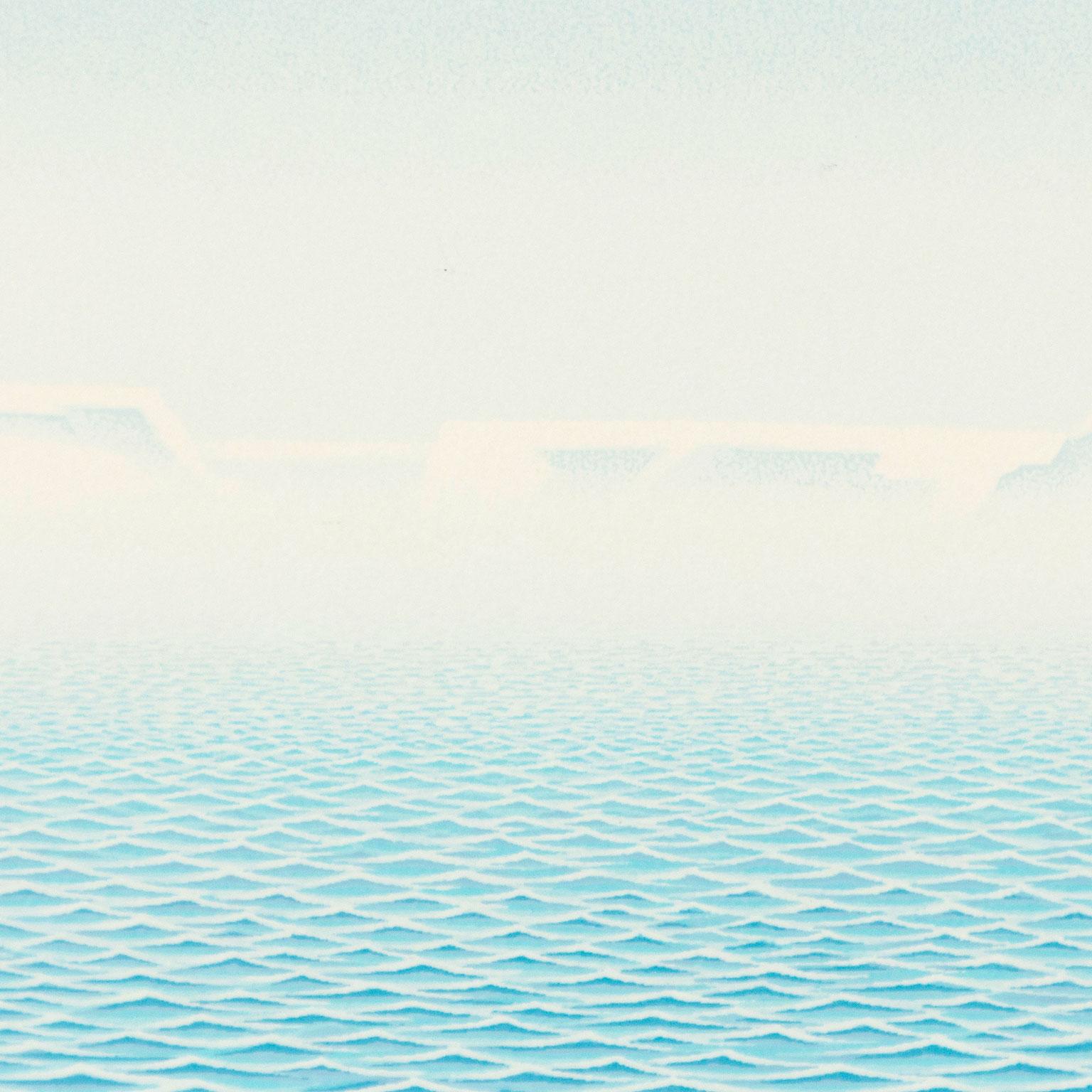 Bahía de Hawke - Landscape Print Gris de Christopher Pratt