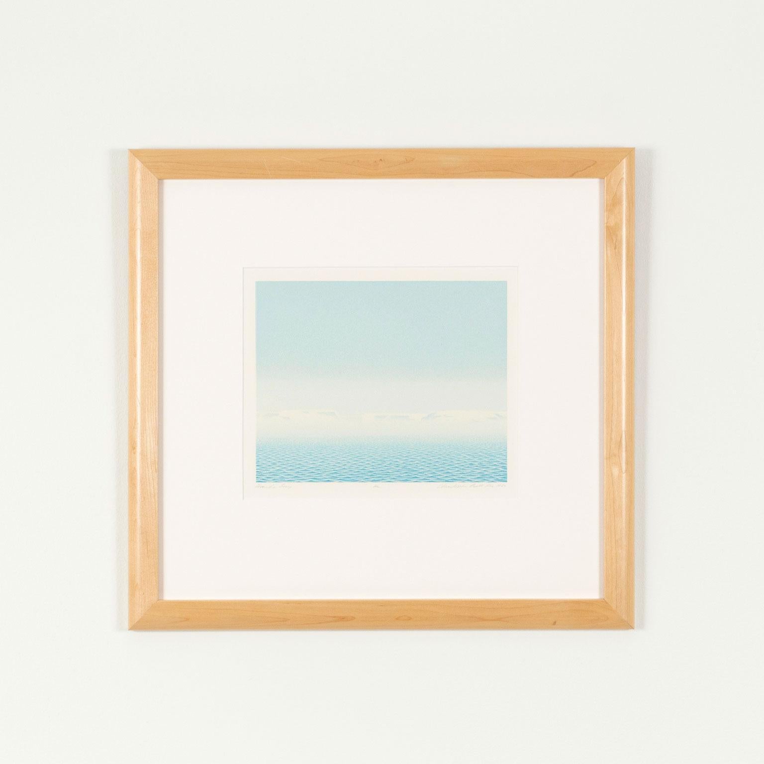 Landscape Print de Christopher Pratt - Bahía de Hawke