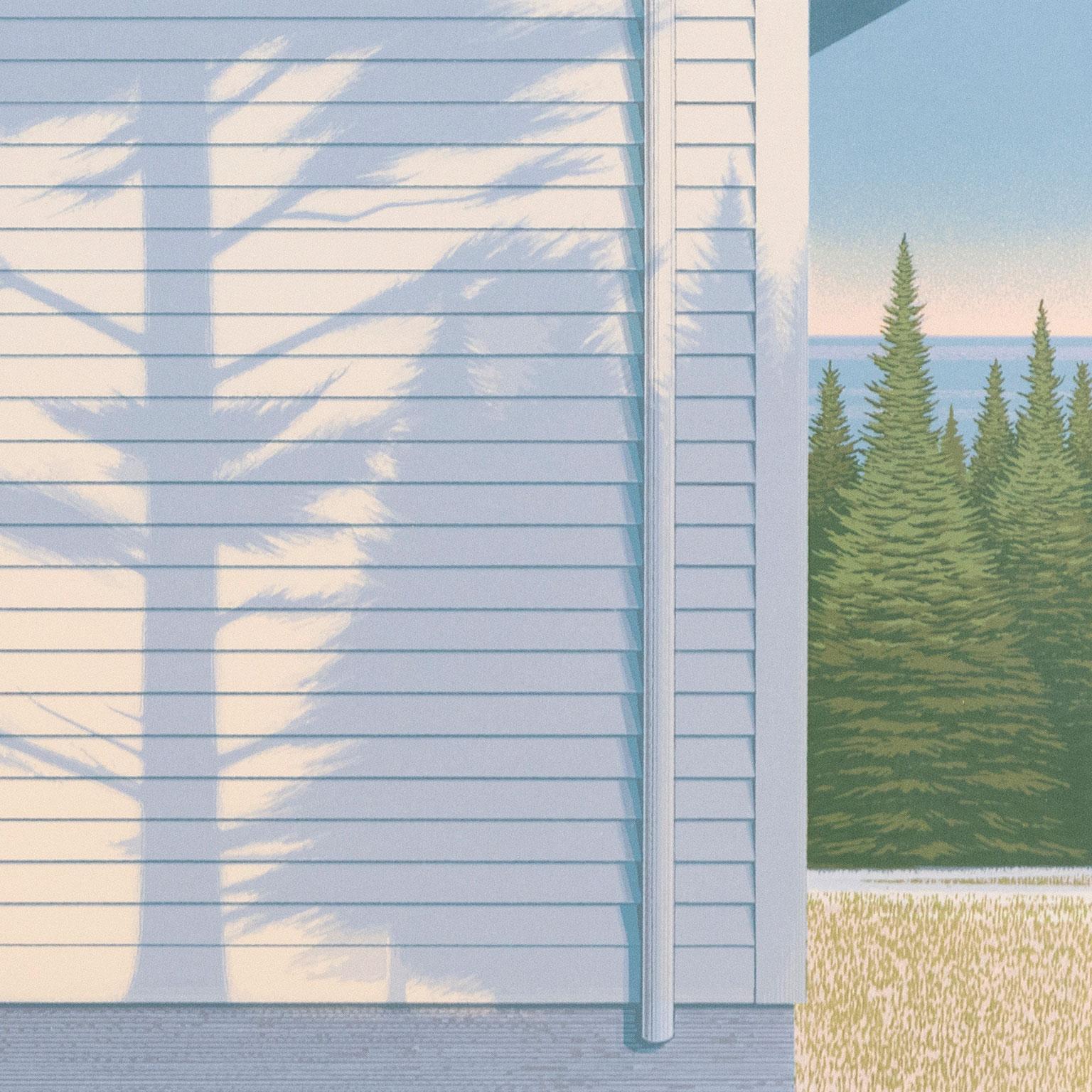 Spring at My Place - Realist Print by Christopher Pratt