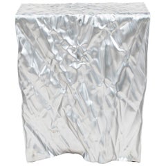 Christopher Prinz "Wrinkled Stool" in Stainless Steel (Raw)
