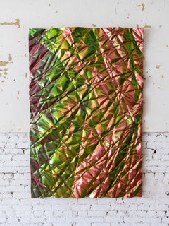 Christopher Prinz "Pequeño panel arrugado" en irisado arco iris (pulido)