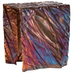 Christopher Prinz "Wrinkled Stool" in Living Copper