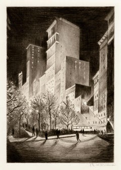 'Three AM: A Corner by Madison Square at Night' — 1920s Modernism