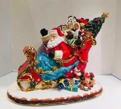 Christopher Radko "Sleighful somptueux" Pot à biscuits de Noël 20e Anniversaire