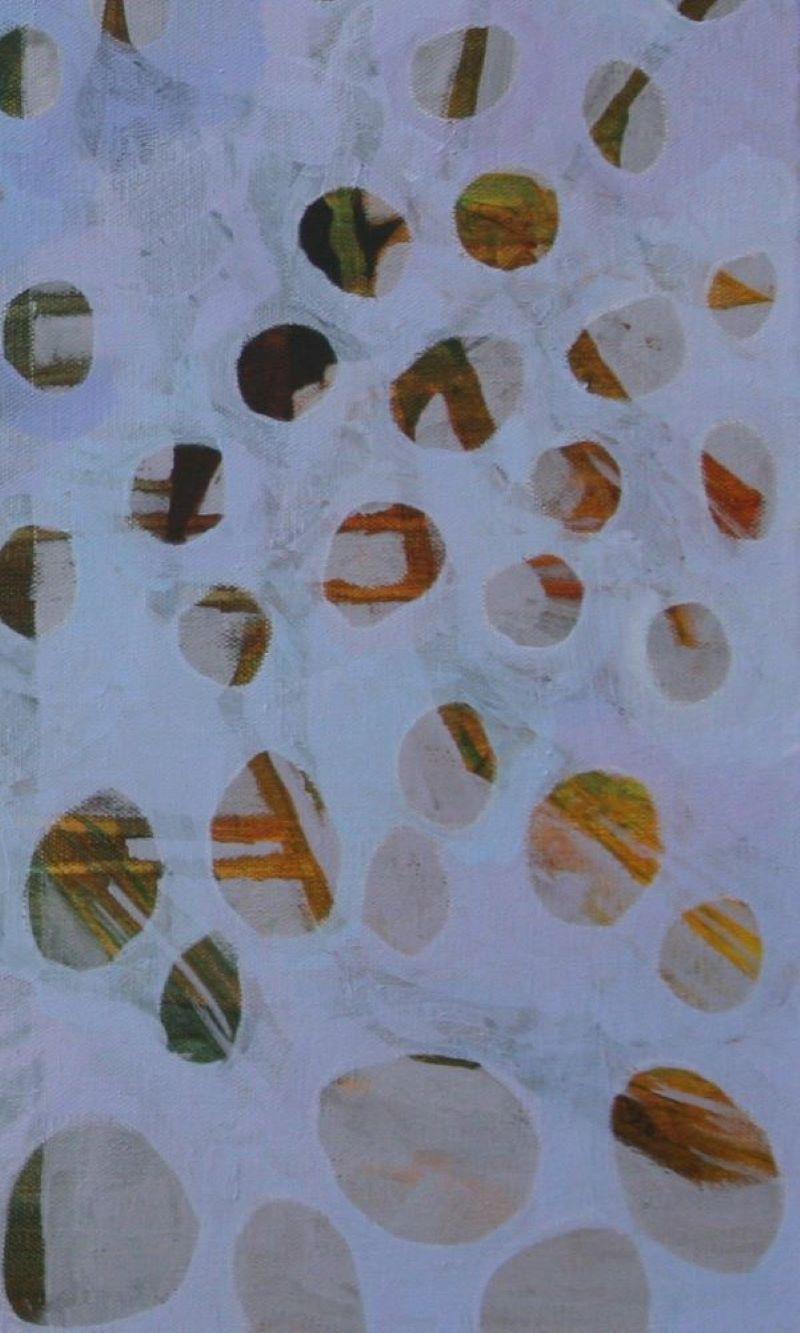 Por el aire salvaje - Pintura semiabstracta contemporánea - Painting de Christopher Rainham