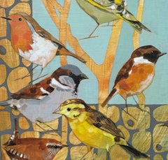 Nature's Wide and Common Sky - Contemporary semi abstract painting