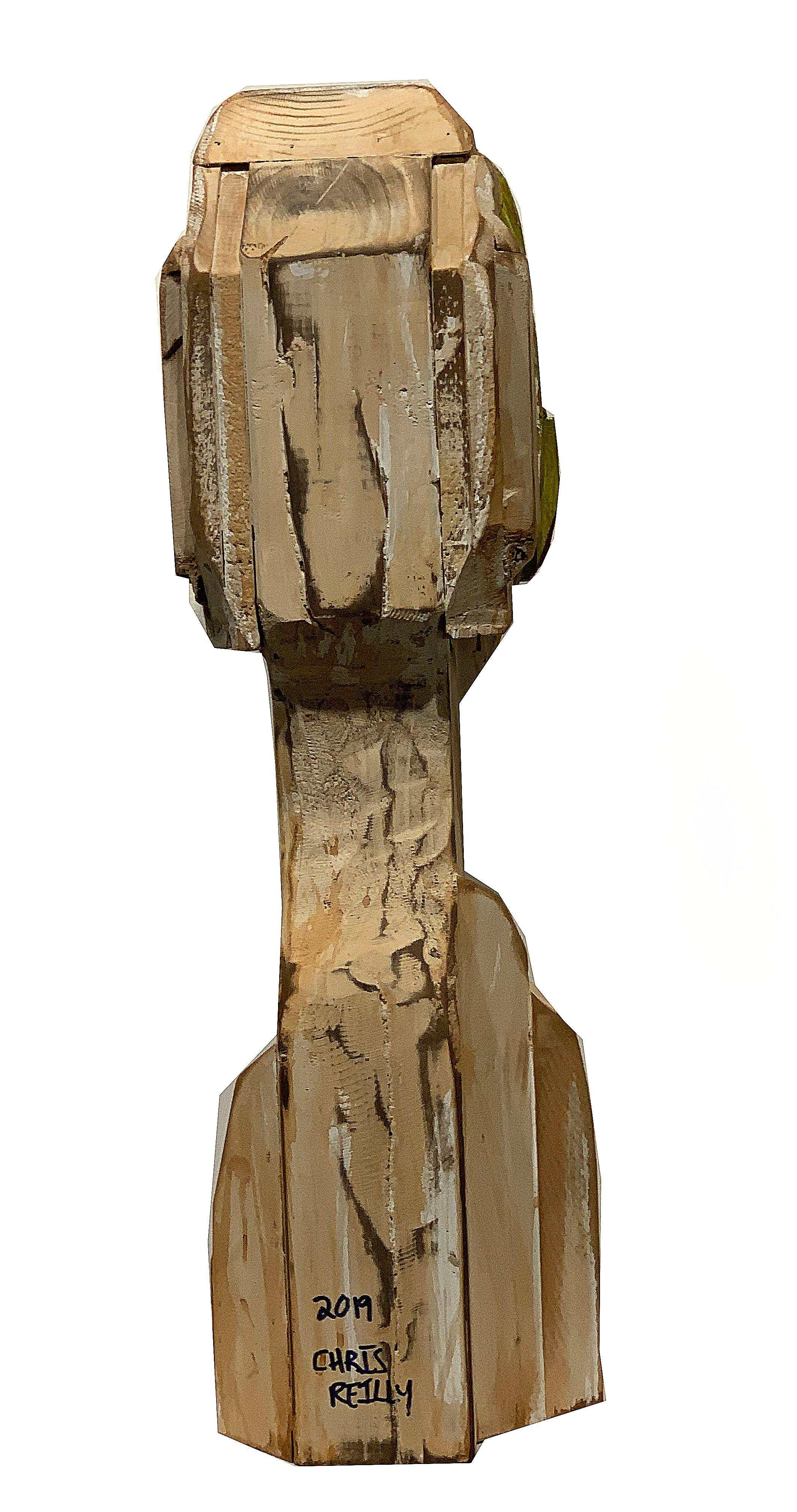 Mixed-media Wood Sculpture - Contemporary Art by Chris Reilly