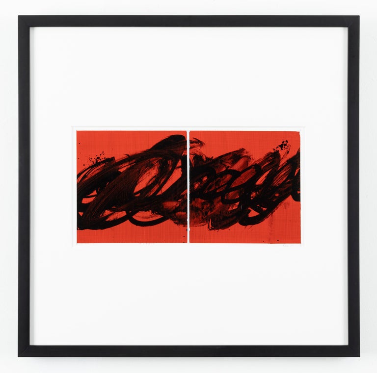 Red Off Minor - Painting by Christopher Rico