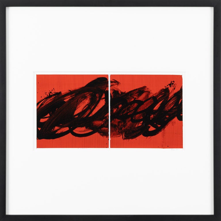 Christopher Rico Abstract Painting - Red Off Minor