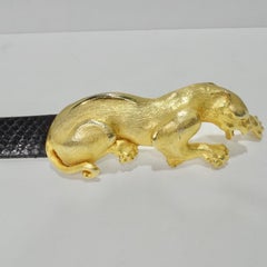 Christopher Ross Cinturón Pantera de Oro de 24K