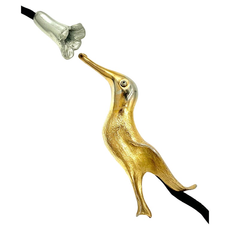 Christopher Ross Hummingbird Belt Buckle, 1976 For Sale at  display picture 1
