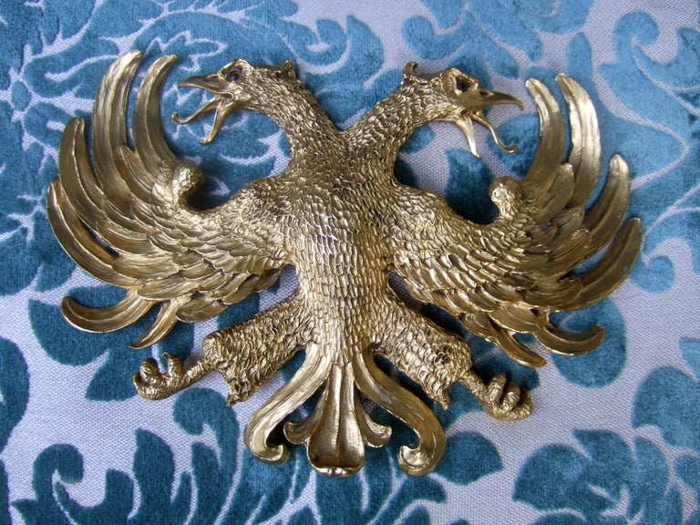 Christopher Ross Massive 24k Gold Plated Double Headed Eagle  display picture 3
