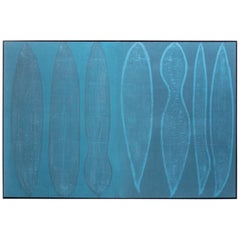Christopher Ruess Painting, "Spatial Environs: Deep Blue"