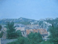 Christopher Sanders R.A. (1905-1991) Le Baux de Provence, Frankreich