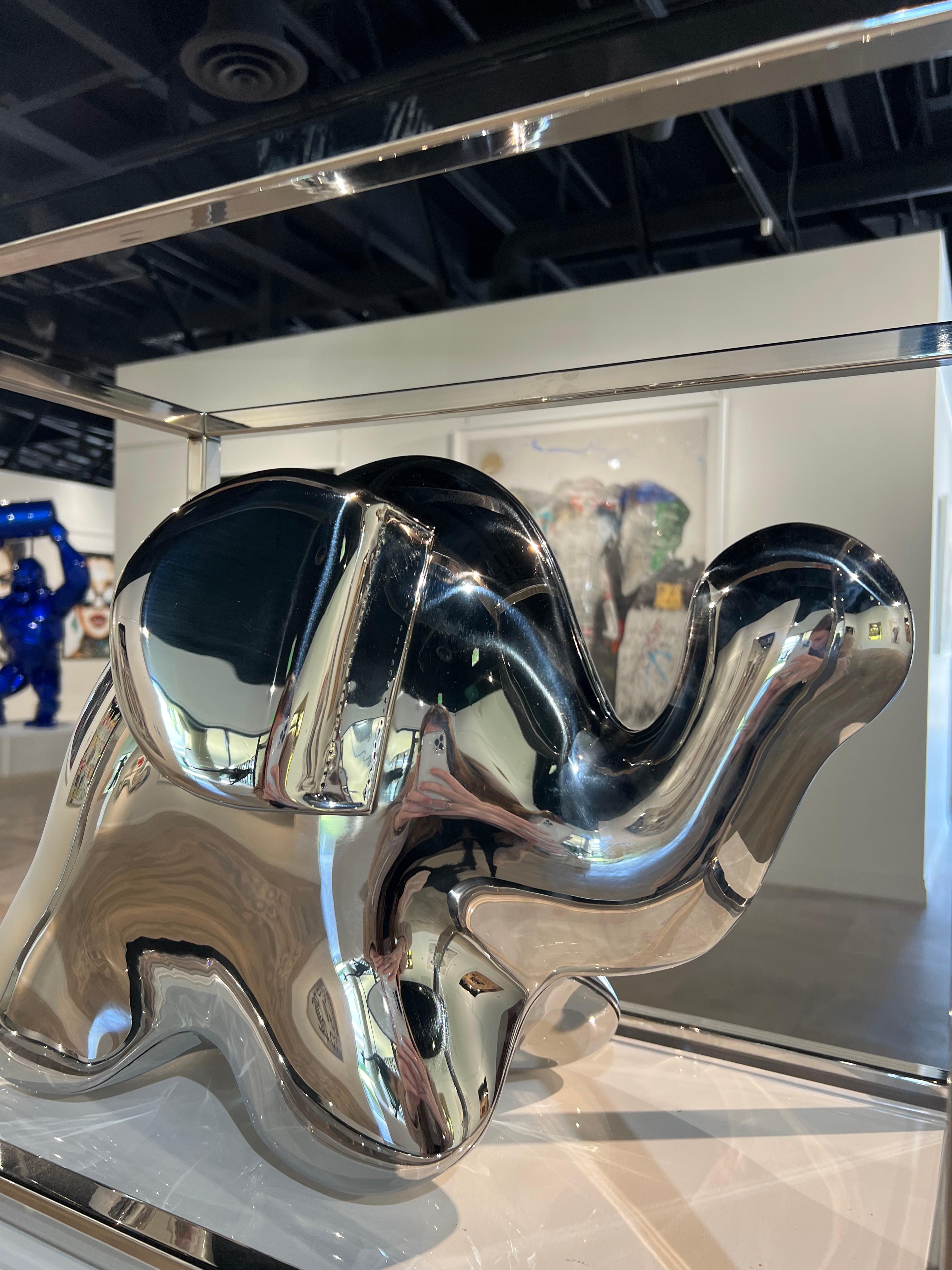 Elefante con jaula 18/9 - Sculpture Contemporáneo de Christopher Schulz
