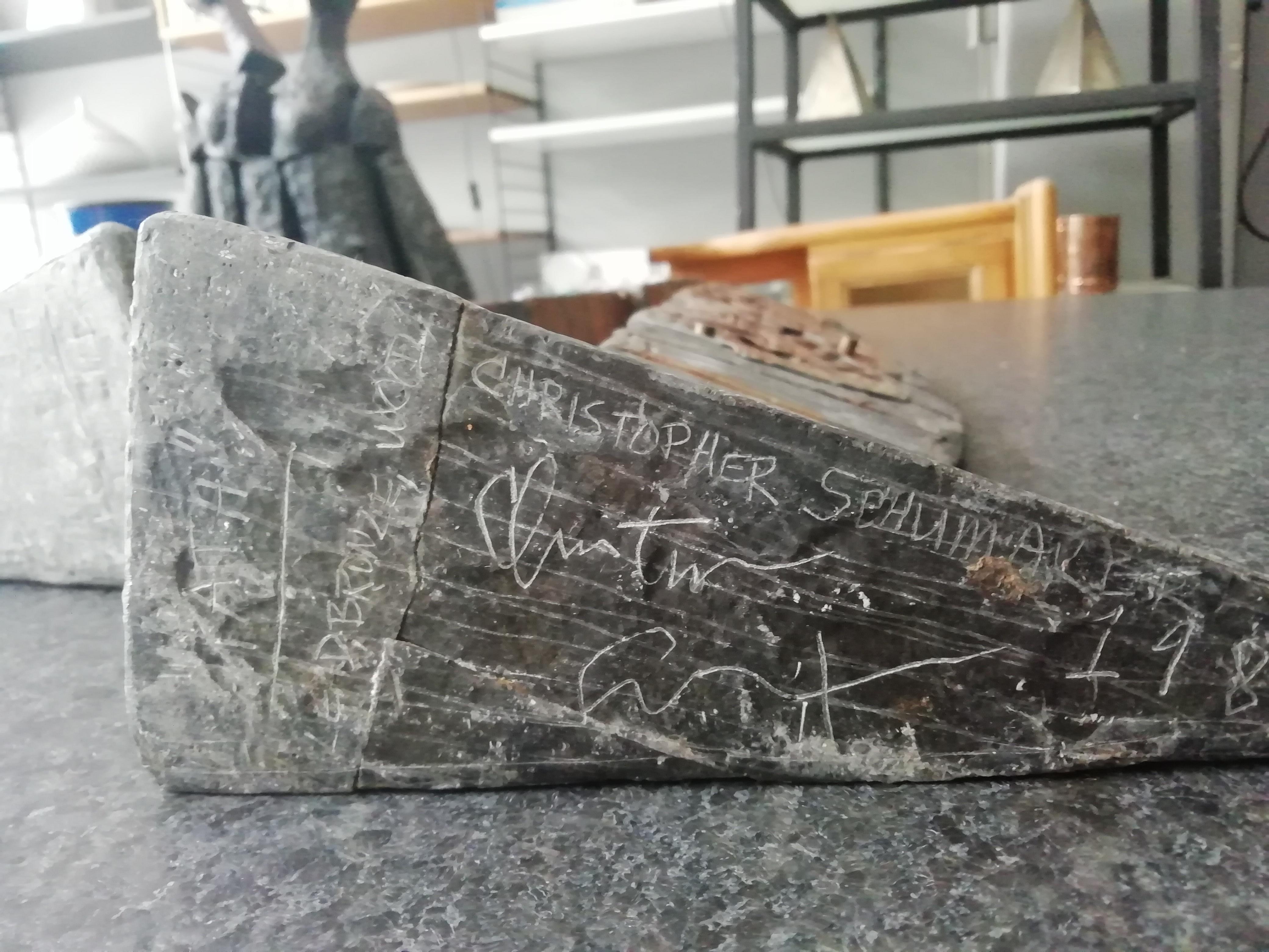 Christopher Schumaker Set di 2 sculture in Wood, piombo e bronzo In condizioni buone in vendita a Mexico City, MX
