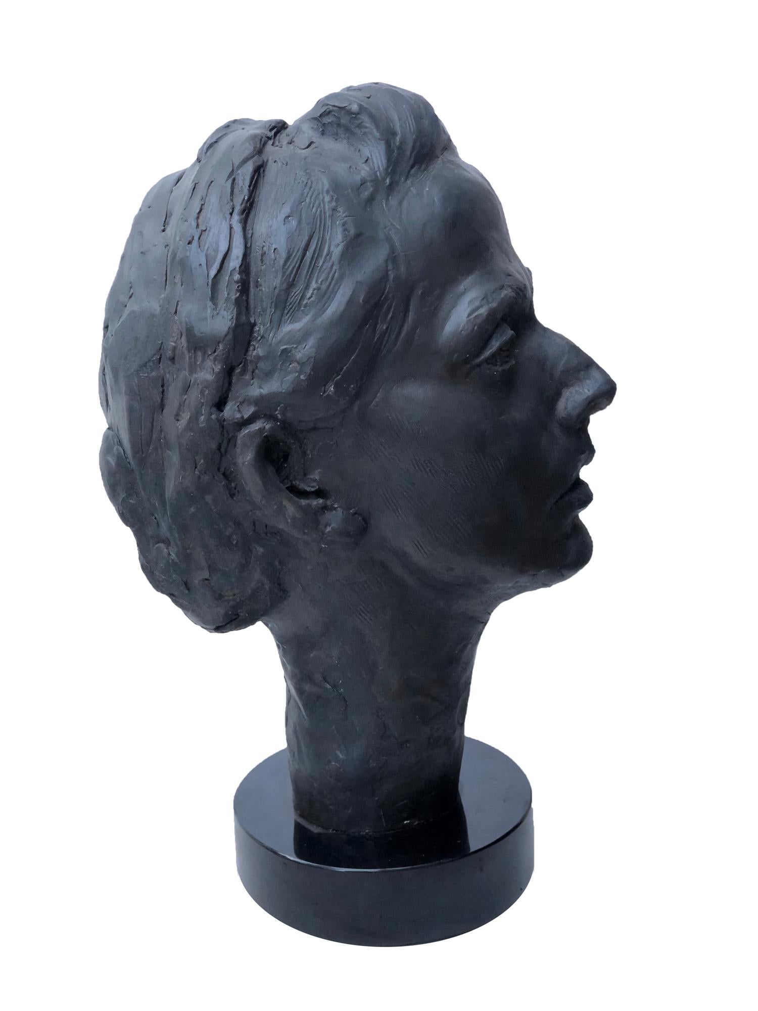 Vikki - Realist Sculpture by Christopher Slatoff