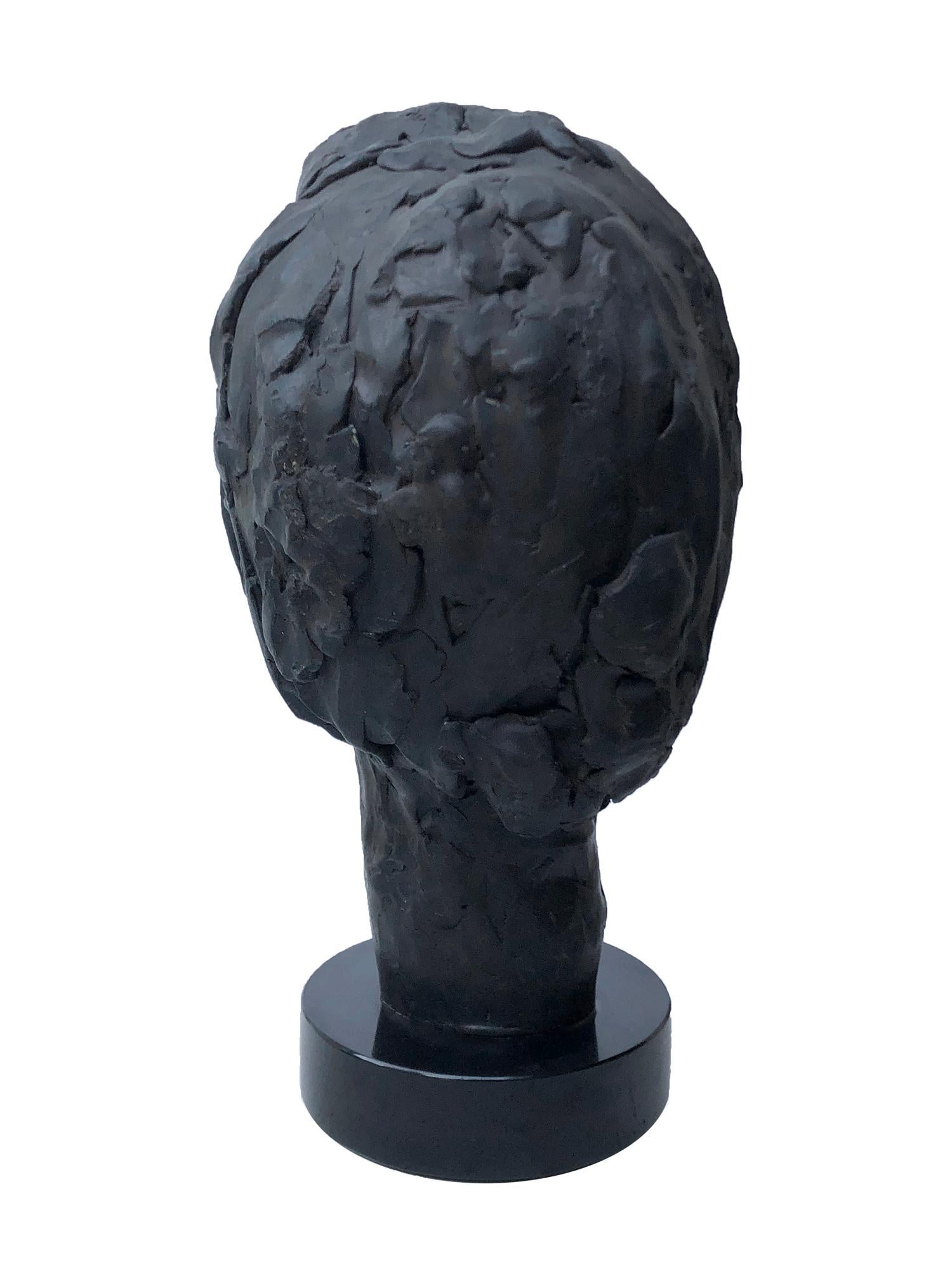 Vikki - Black Figurative Sculpture by Christopher Slatoff