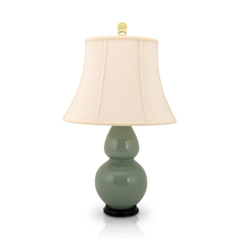 Christopher Spitzmiller Green Double Gourd Table Lamps A Pair For At 1stdibs Christopher Spitzmiller Green Double, Green Gourd Lamp