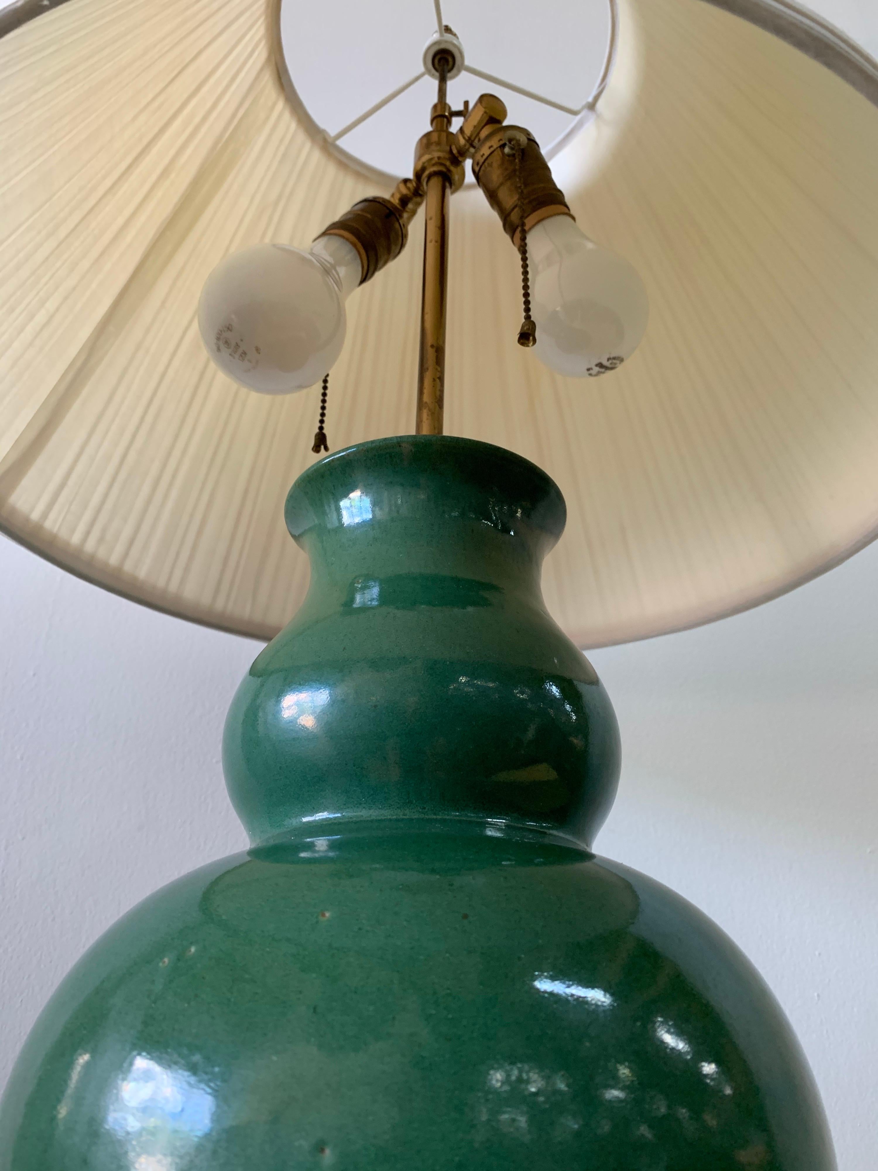 jade green lamp