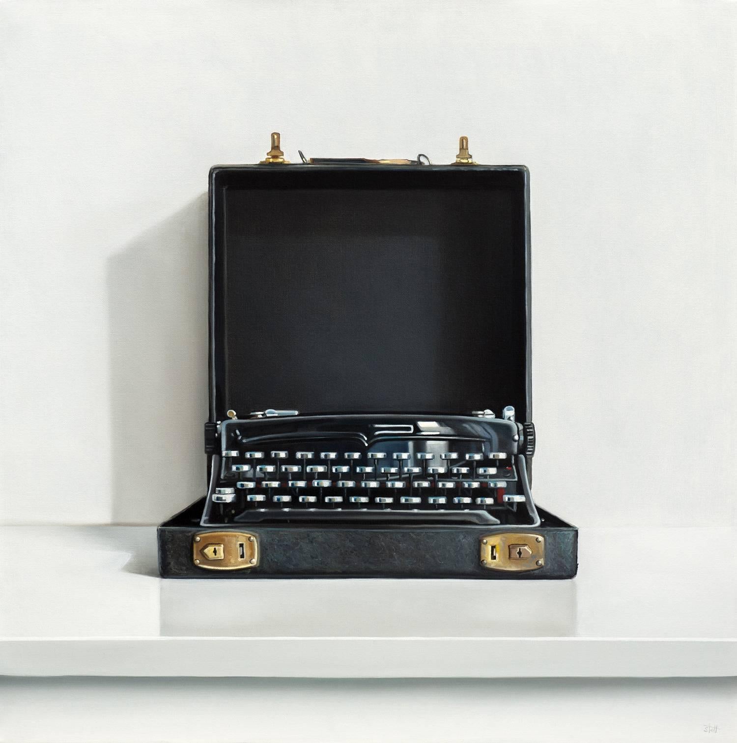 Christopher Stott Still-Life Painting - Monarch Typewriter