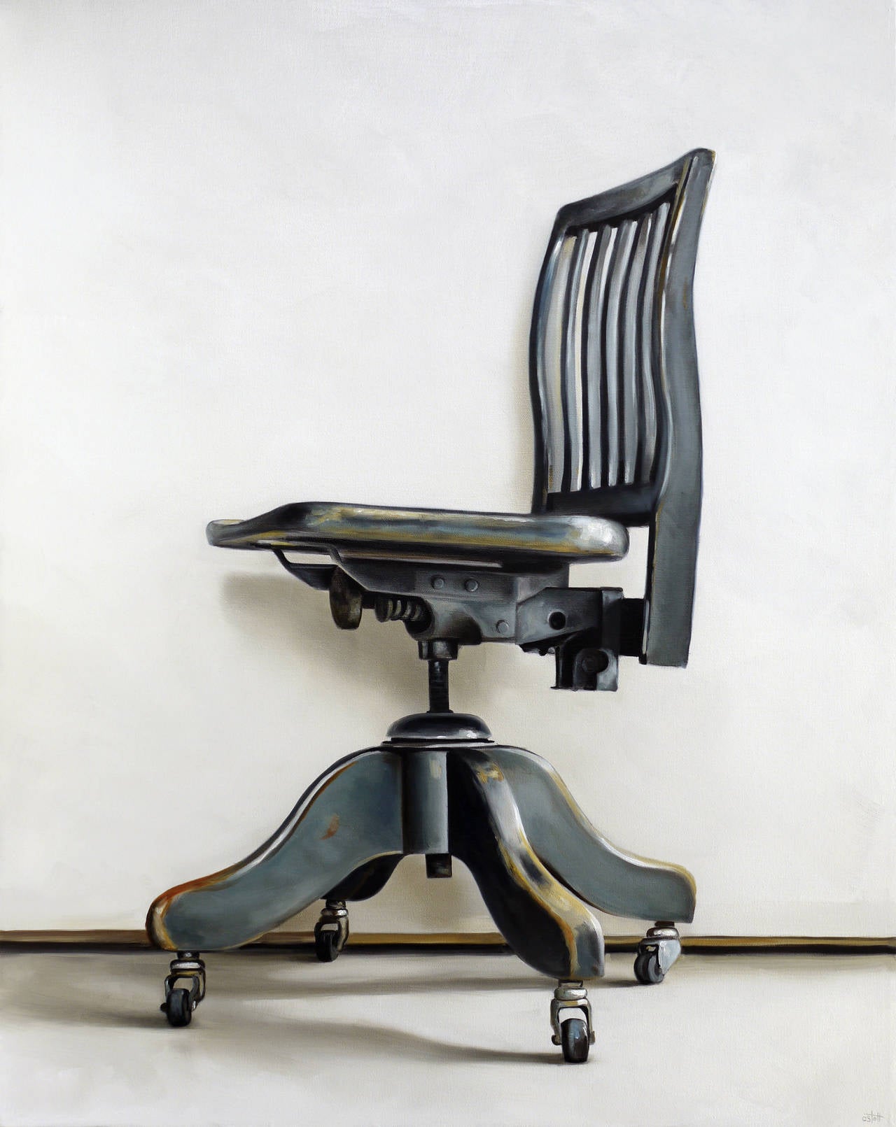 Christopher Stott Still-Life Painting - Swivel Chair