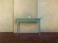 Un atelier perfetto. Dipinto di natura morta, olio su tela