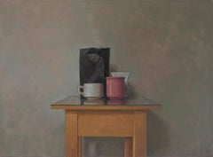 Black Bag. Still life Painting