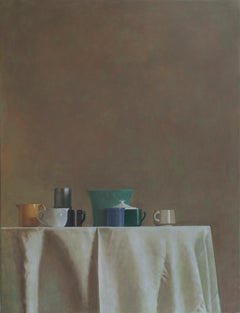 Clustered Objects. Still life Painting