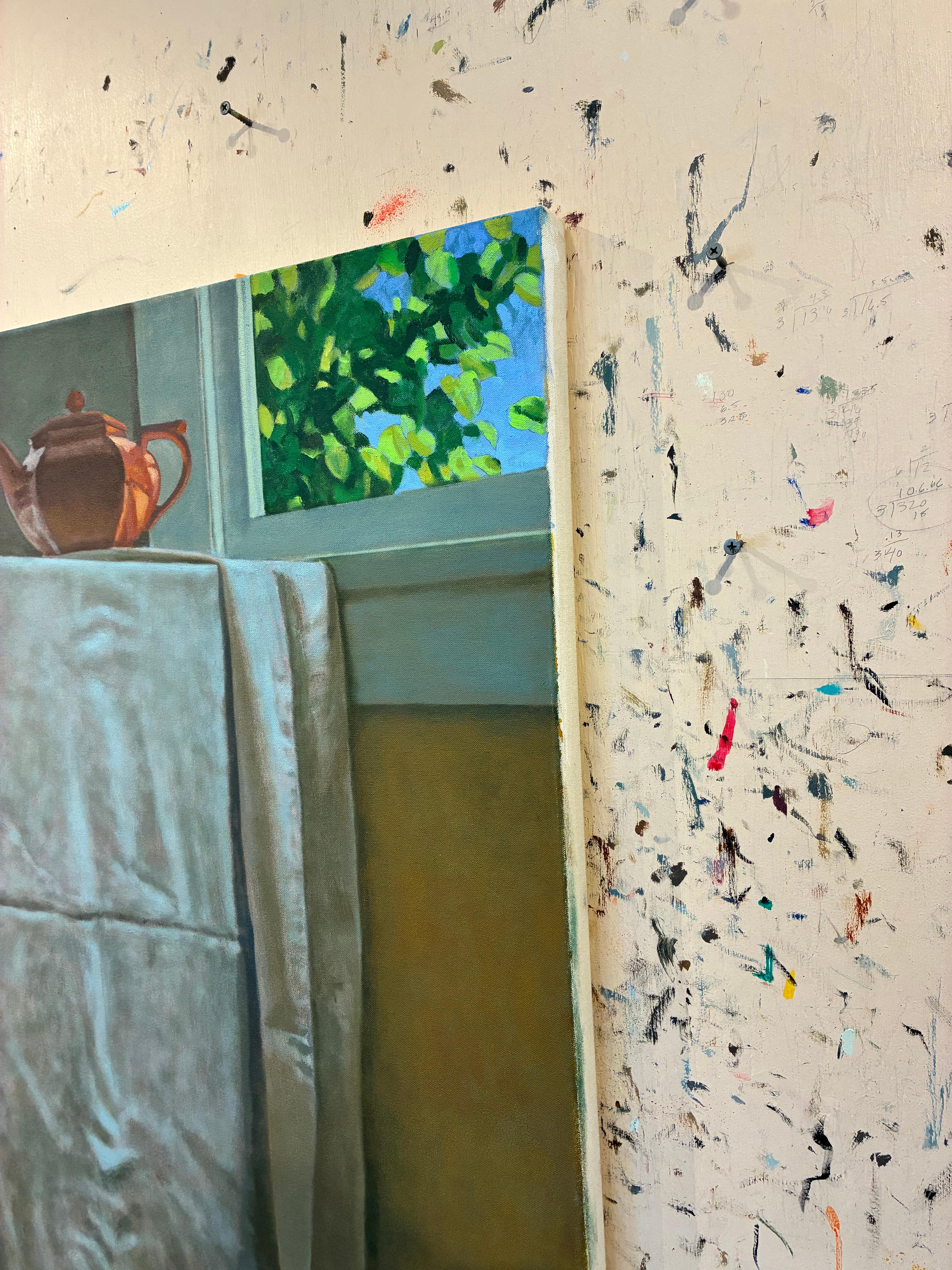 Christopher Terry's paintings explore the tension between the everyday and the mystical. His subjects are primarily inspired by objects and artifacts that lack a strong ego and avoid connections to popular culture. He frames and illuminates this