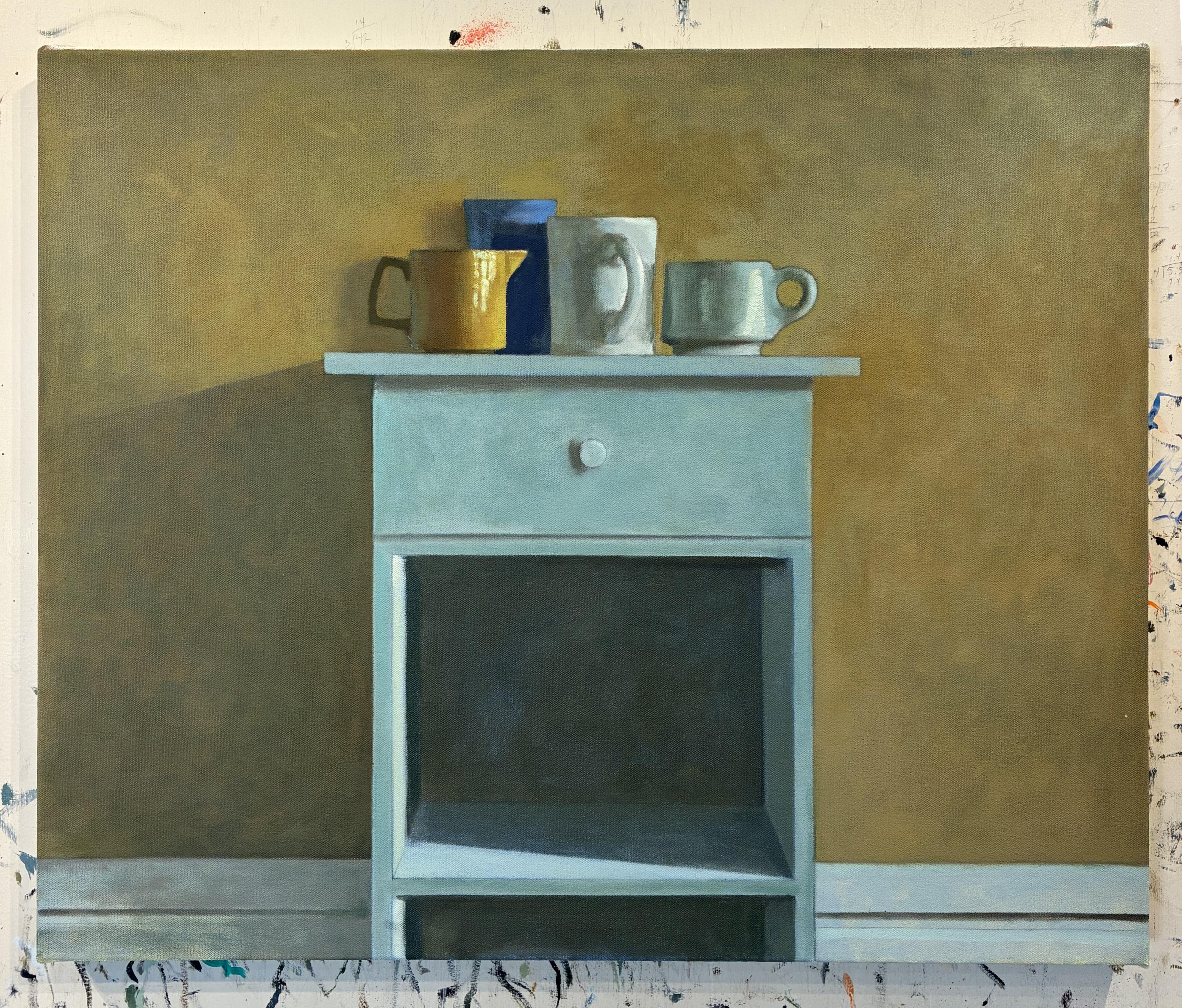 Autel bondé. Peinture de nature morte - Contemporain Painting par Christopher T Terry