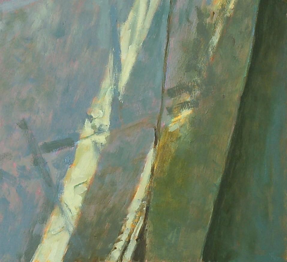 Théière Greene & Greene à Shuttered Window. Peinture de nature morte - Painting de Christopher T Terry