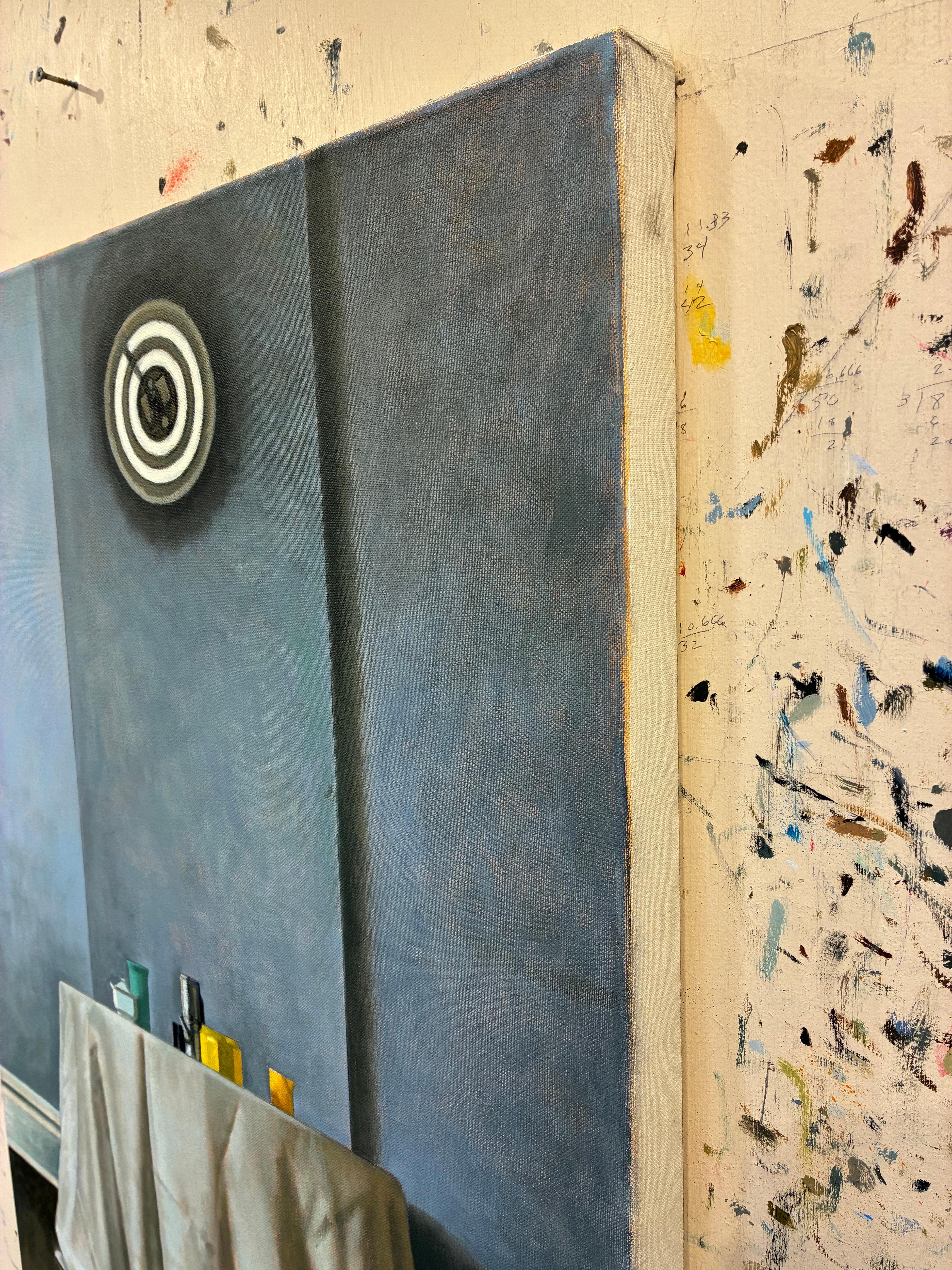 Christopher Terry's paintings explore the tension between the everyday and the mystical. His subjects are primarily inspired by objects and artifacts that lack a strong ego and avoid connections to popular culture. He frames and illuminates this