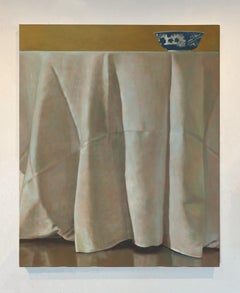 Korean Bowl. Still life Painting, Oil on canvas, Contemporary