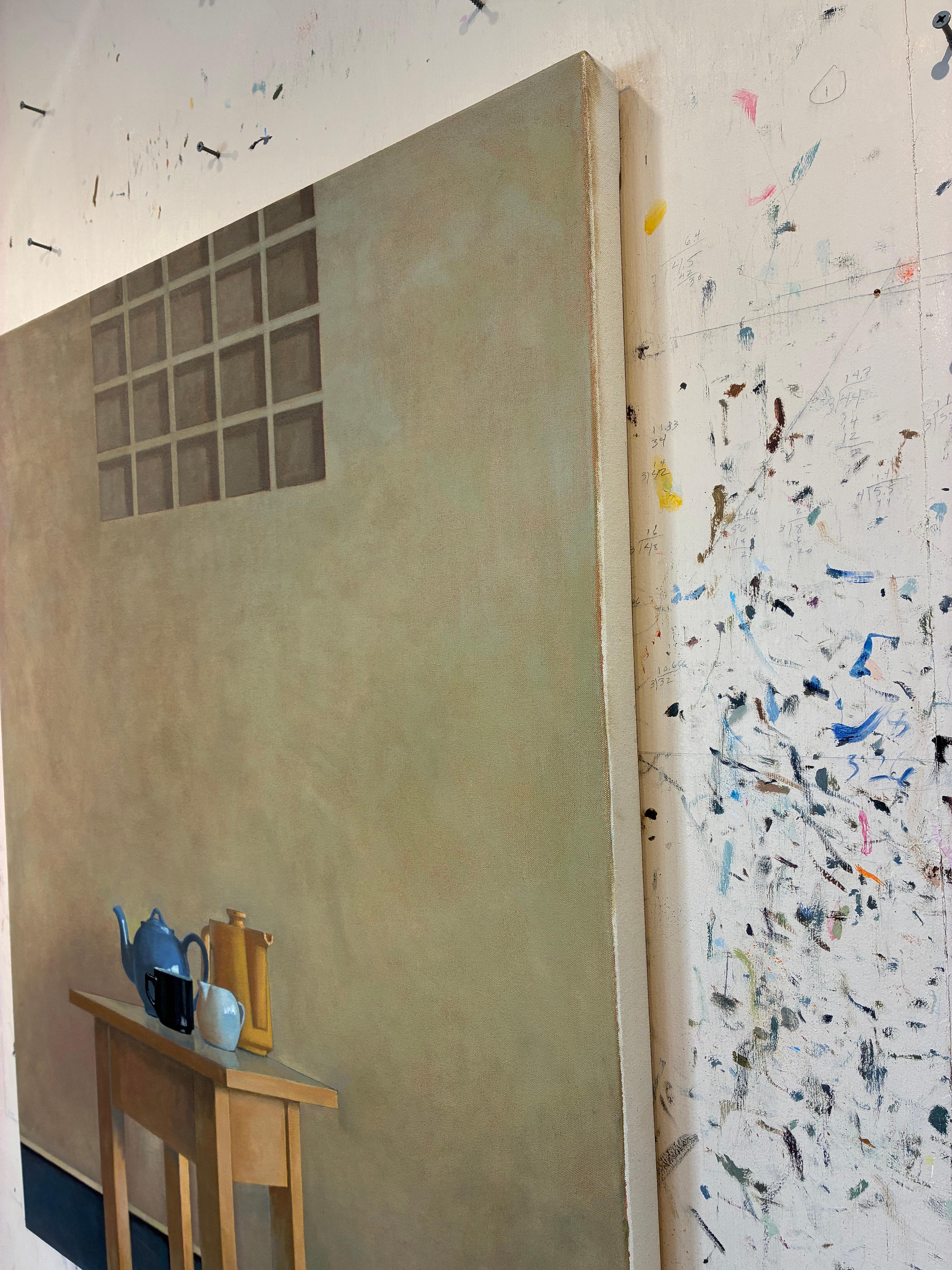 Christopher Terry's paintings explore the tension between the everyday and the mystical. His subjects are primarily inspired by objects and artifacts that lack a strong ego and avoid connections to popular culture. He frames and illuminates this