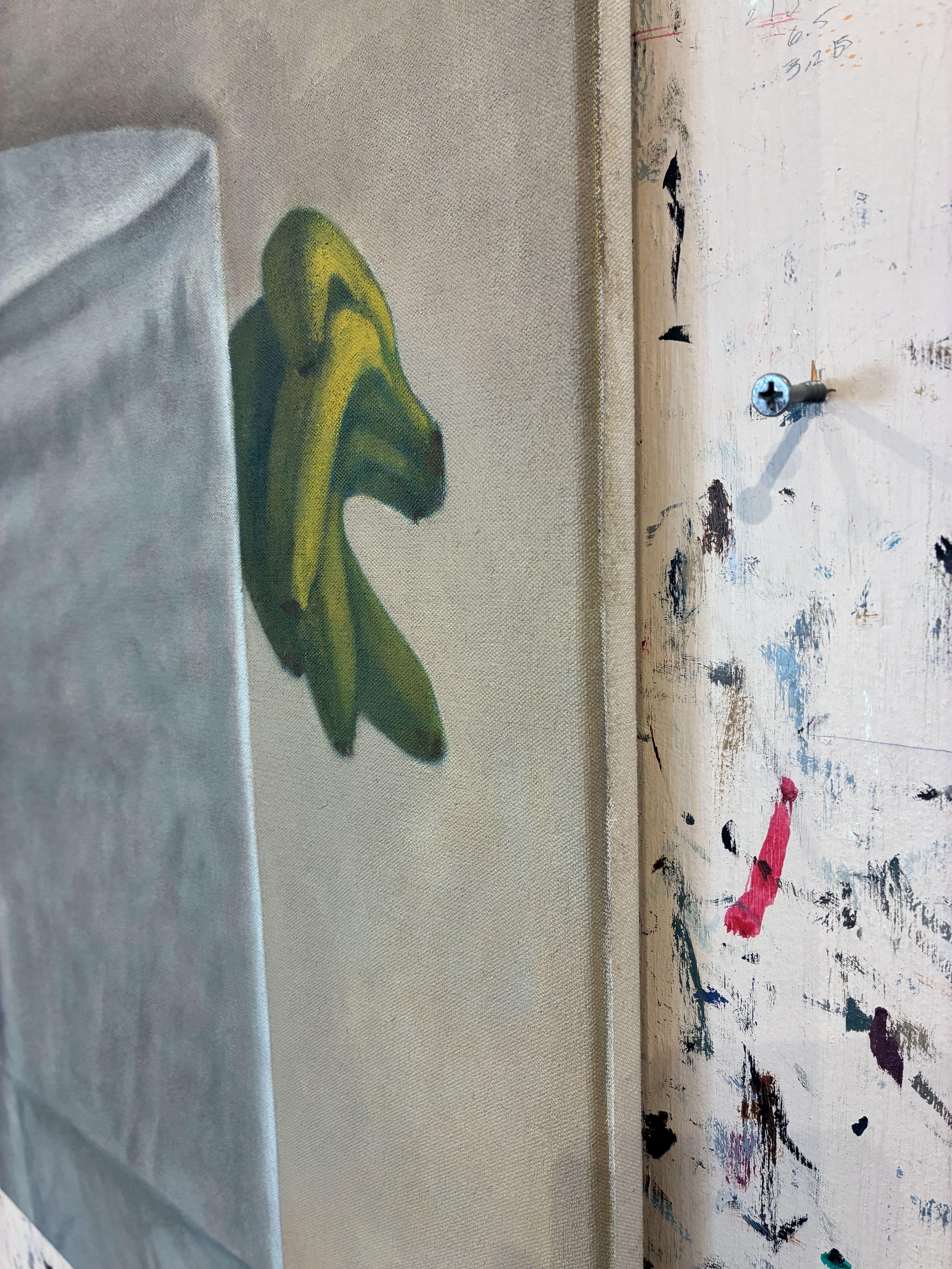 Christopher Terry's paintings explore the tension between the everyday and the mystical. His subjects are primarily inspired by objects and artifacts that lack a strong ego and avoid connections to popular culture. He frames and illuminates this