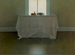 Silhouette de tajine. Nature morte, huile sur toile