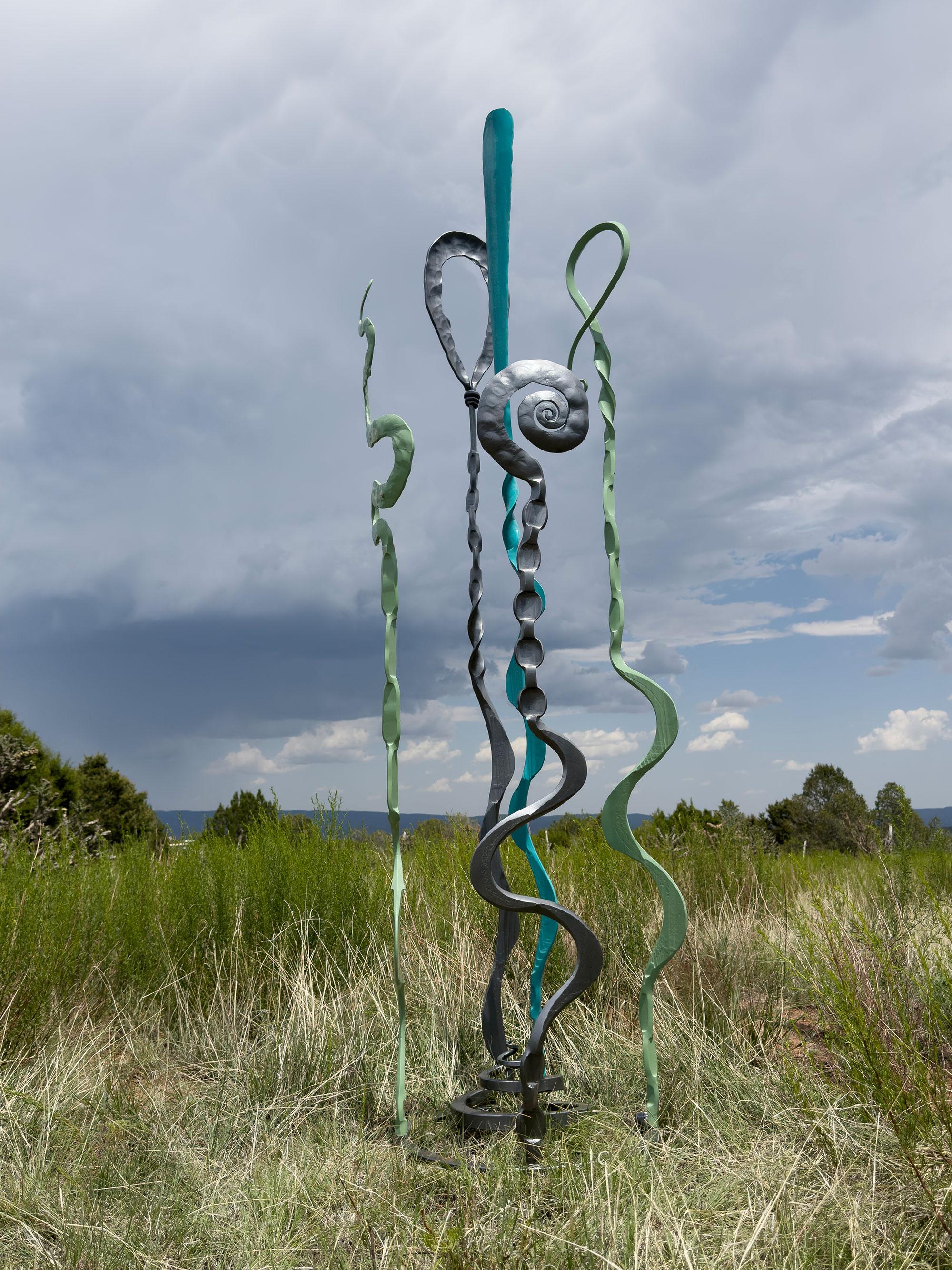 Christopher Thomson Abstract Sculpture – Blüten für Wolken