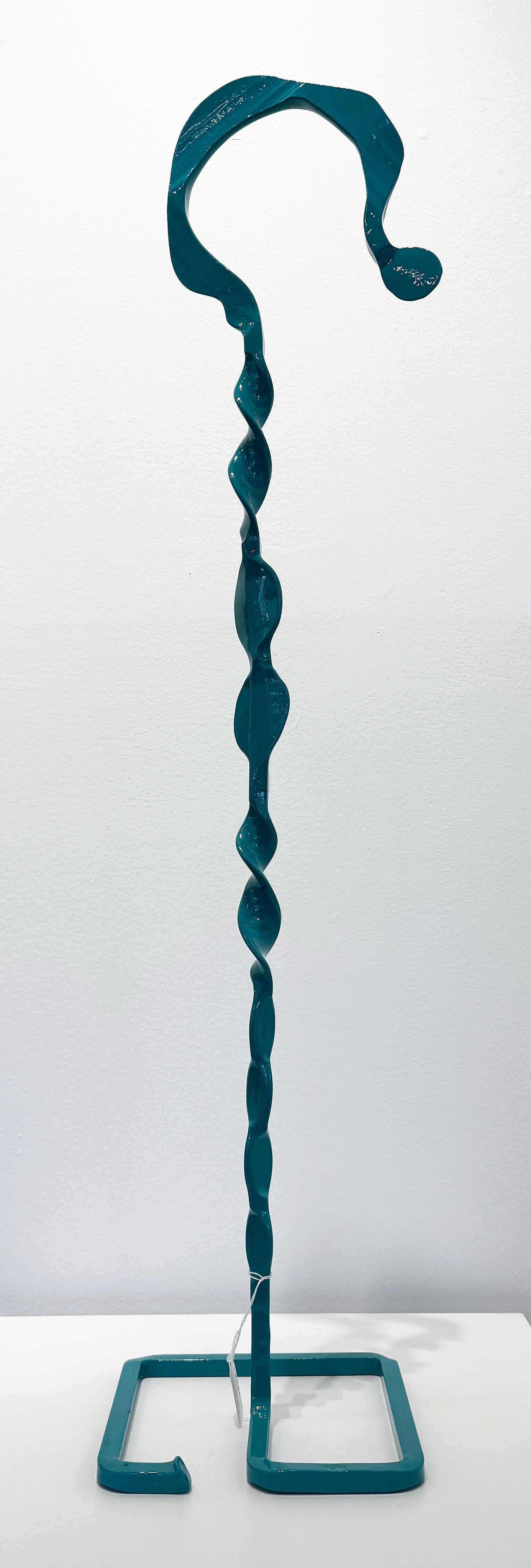 Christopher Thomson Abstract Sculpture - Turquoise Crook Mesa