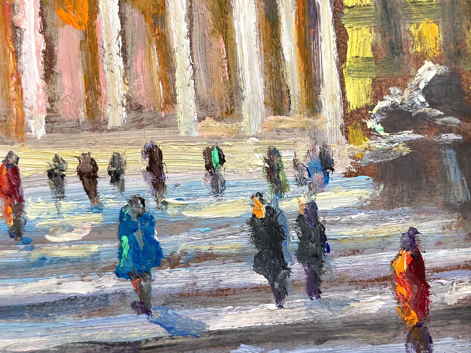Scena impressionista della città invernale di New York che ritrae la New York City Library sulla 42esima strada con i pedoni che attraversano la neve in modo intimo ma energico. Christopher è noto per aver catturato la bellezza e la semplicità di