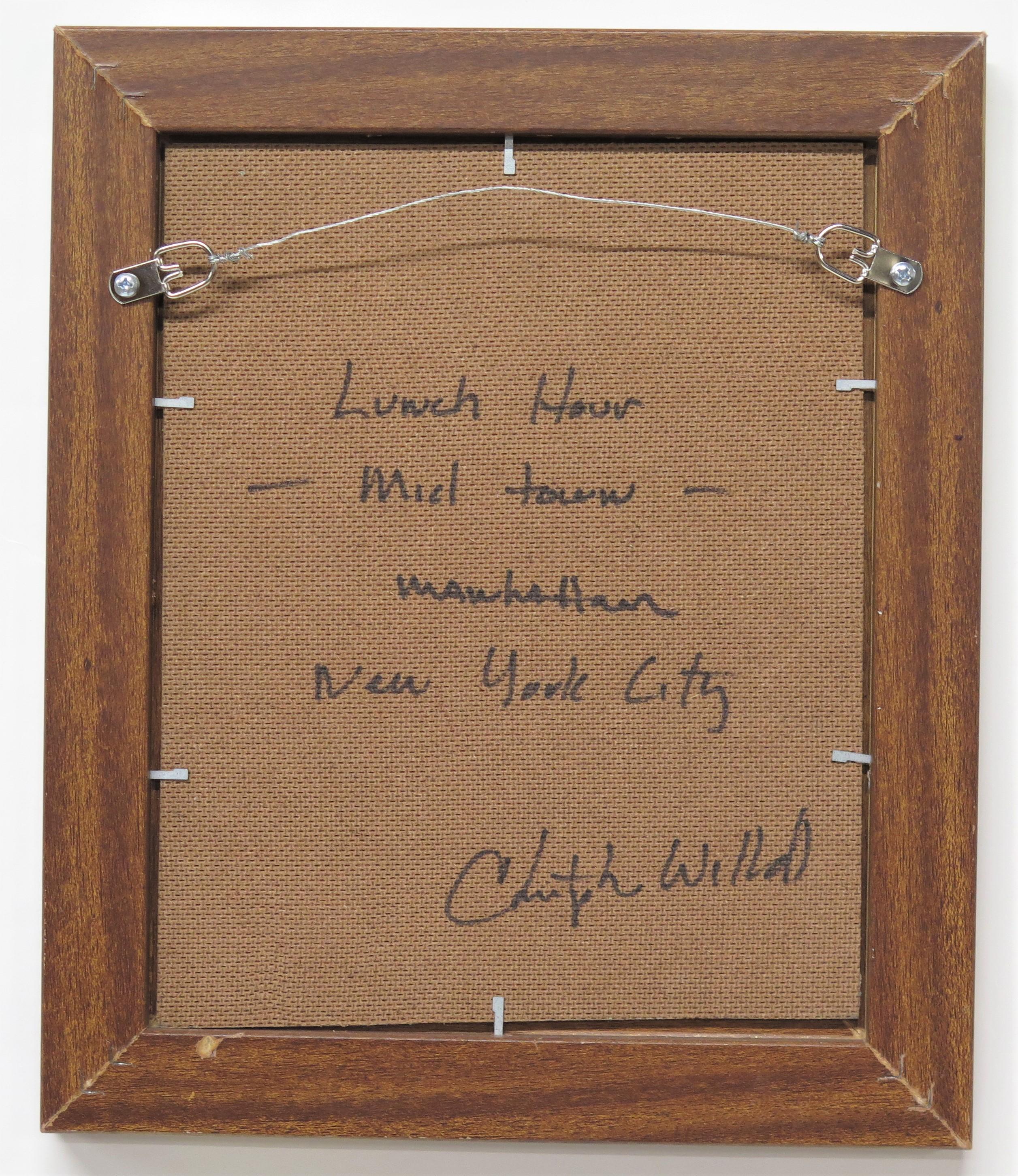 Lunch Hour Mid Town Manhattan New York City (Lunch Hour) de Christopher Willett en vente 2