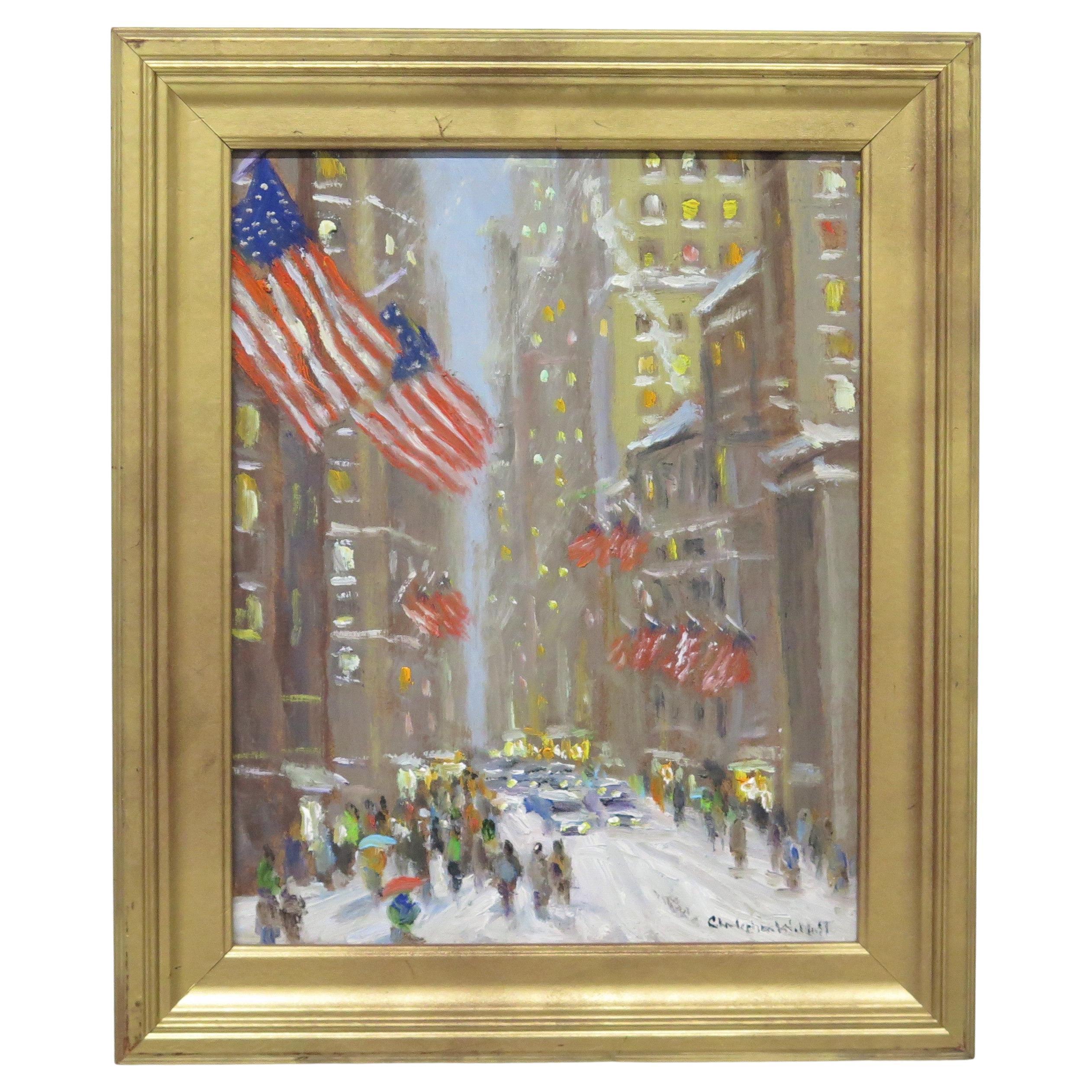 American Christopher Willett's "Lunch Hour Mid Town Manhattan New York City" For Sale