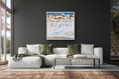 At The Edge Of The Ocean, Original painting, Seascape, Ocean, Nature, Coastal