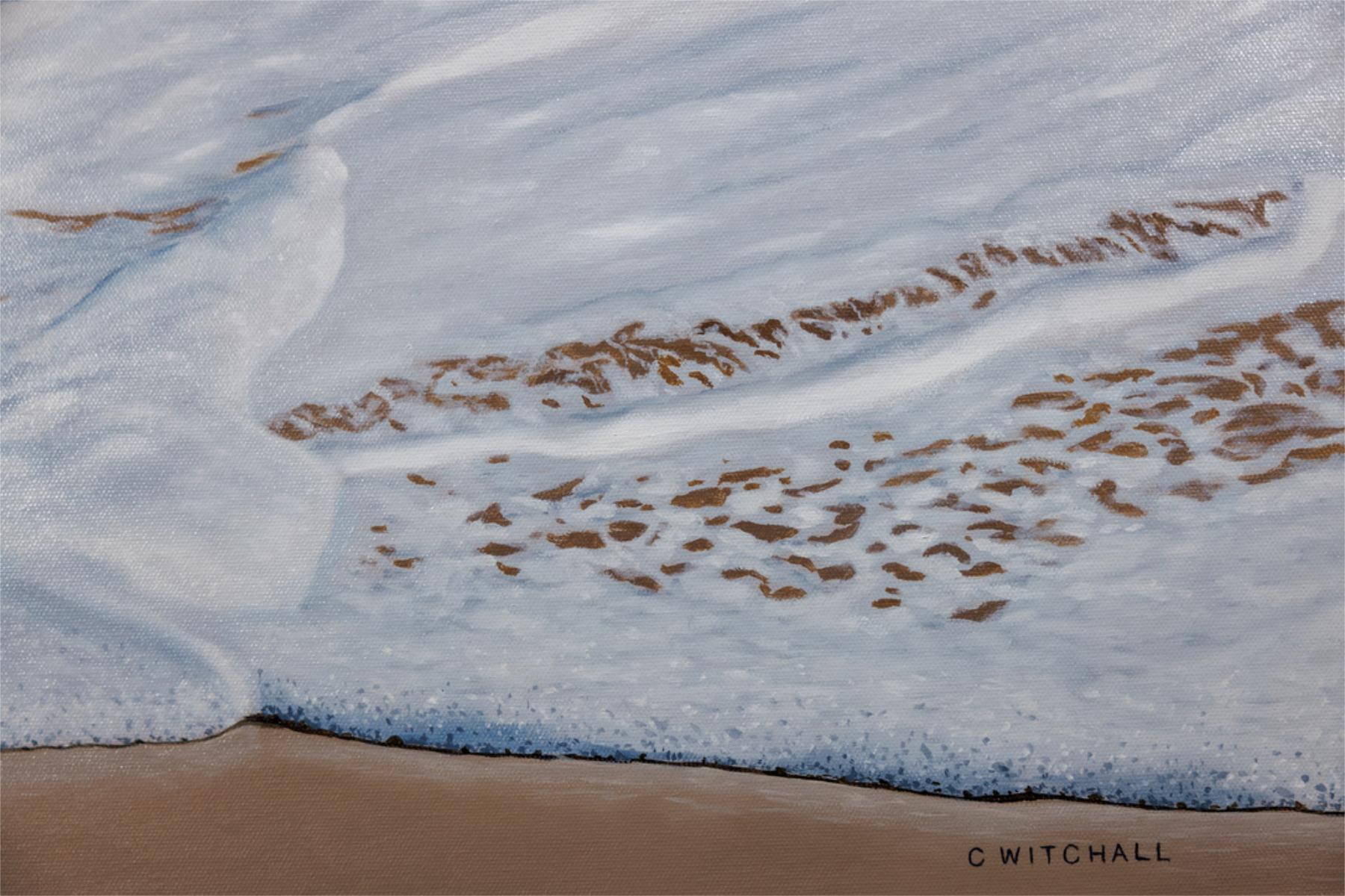 At The Edge Of The Ocean, Originalgemälde, Meereslandschaft, Ozean, Natur, Küste im Angebot 4