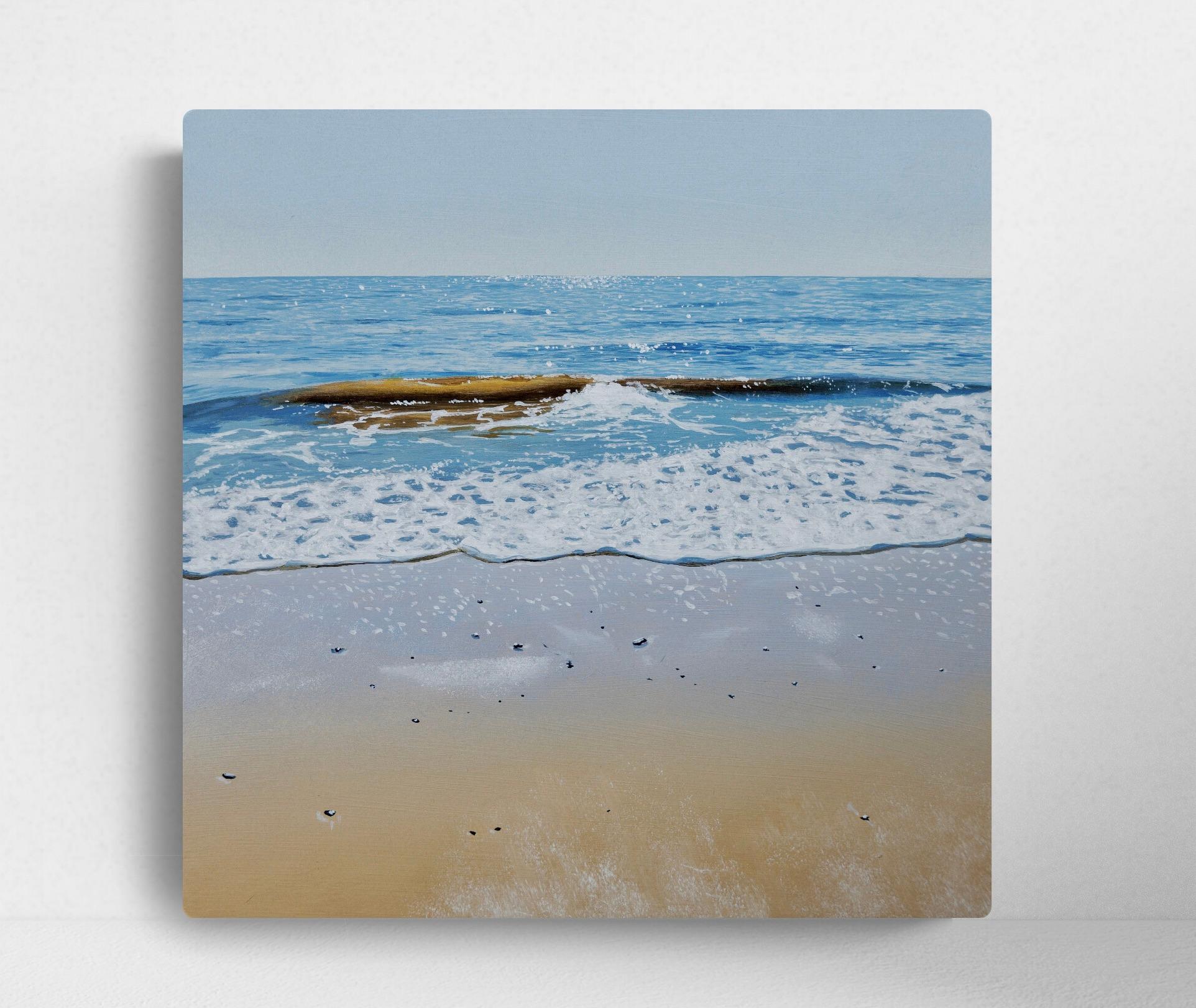Southwold Beach, peinture originale, paysage, paysage marin, plage en vente 1