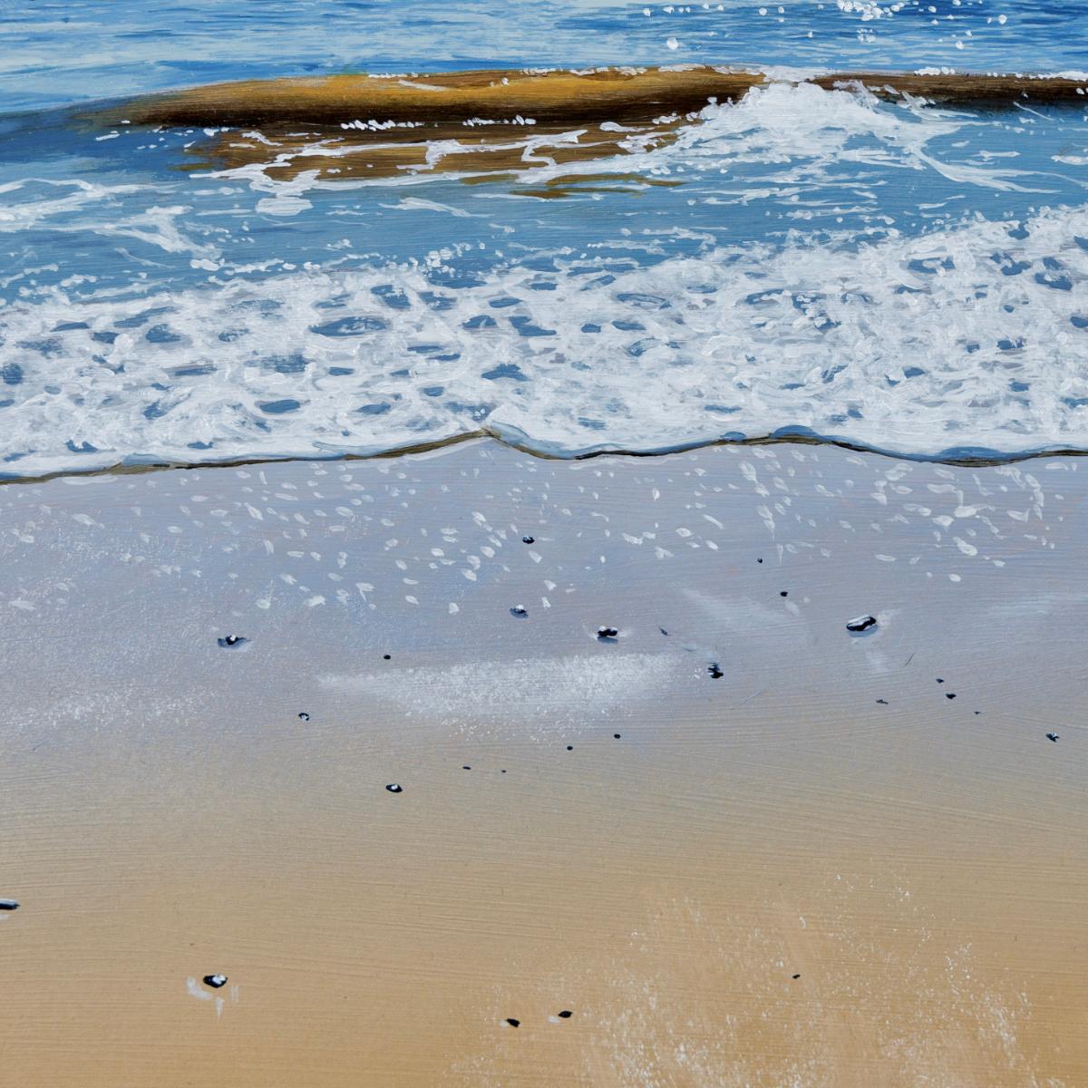 Southwold Beach, peinture originale, paysage, paysage marin, plage en vente 2
