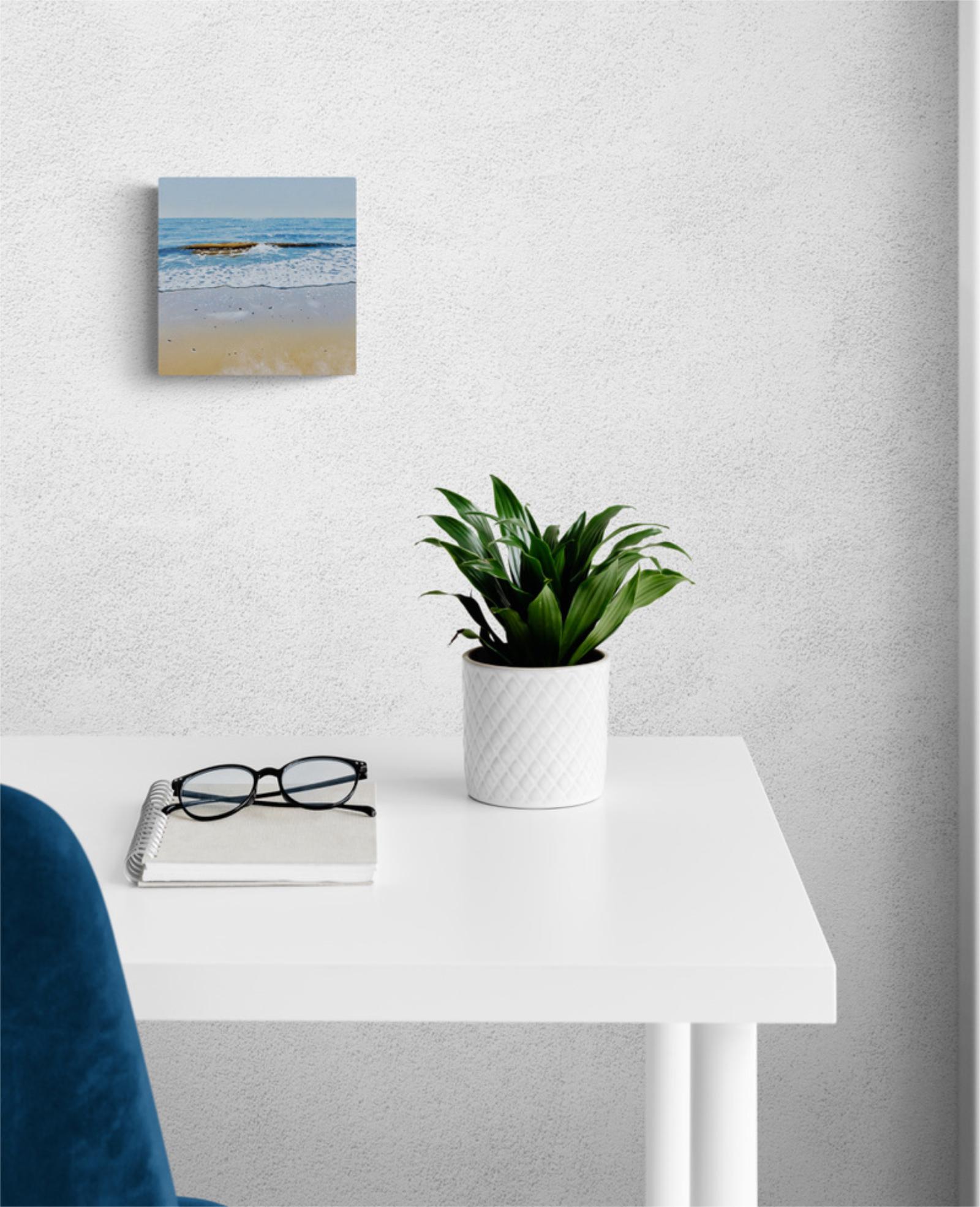 Southwold Beach, peinture originale, paysage, paysage marin, plage en vente 4