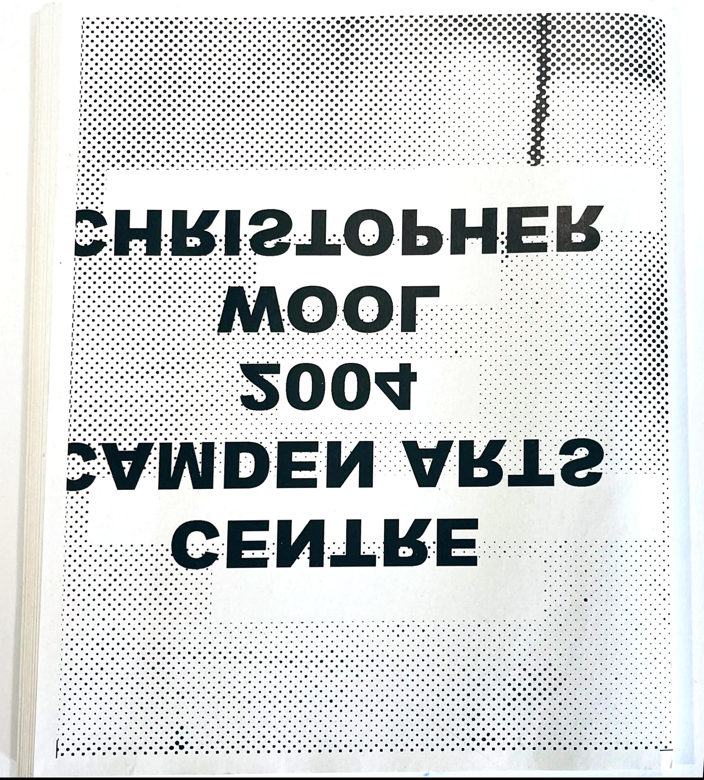 2004 Camden Arts Centre catalogue (Hand signed and dated by Christopher Wool) For Sale 5