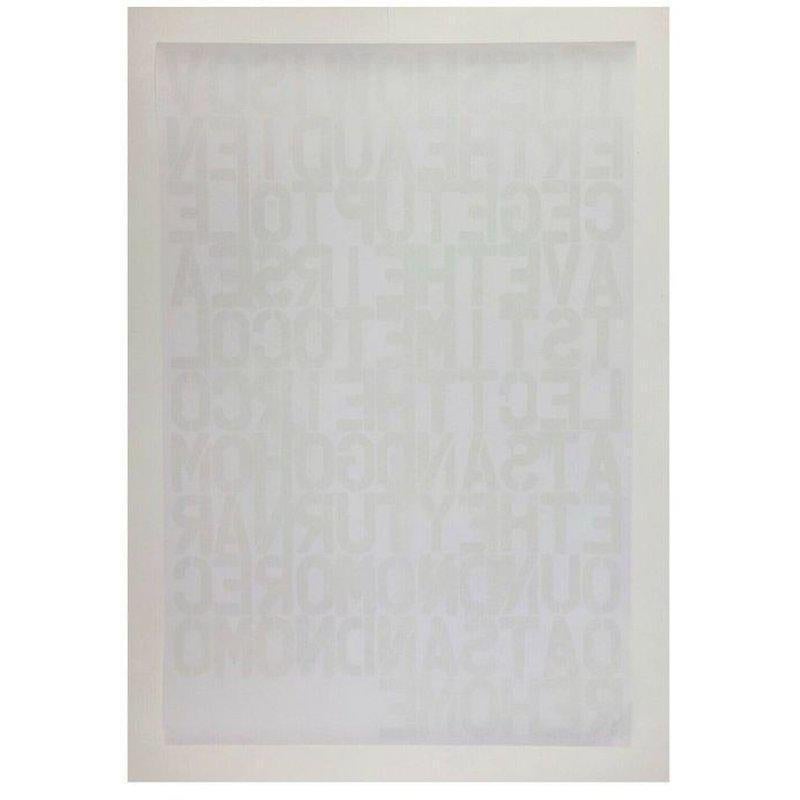 After Christopher Wool, Untitled (The Show is Over), Offset Lithograph on Paper, 1993

Offset lithograph on white poster paper
Excellent condition. This piece is unsigned.
46.77 x 31.22 in (118.8 x 79.3 cm)

Notes: A piece produced by collaboration
